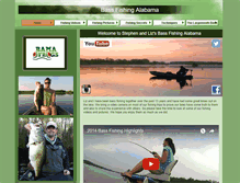 Tablet Screenshot of bassfishingalabama.com